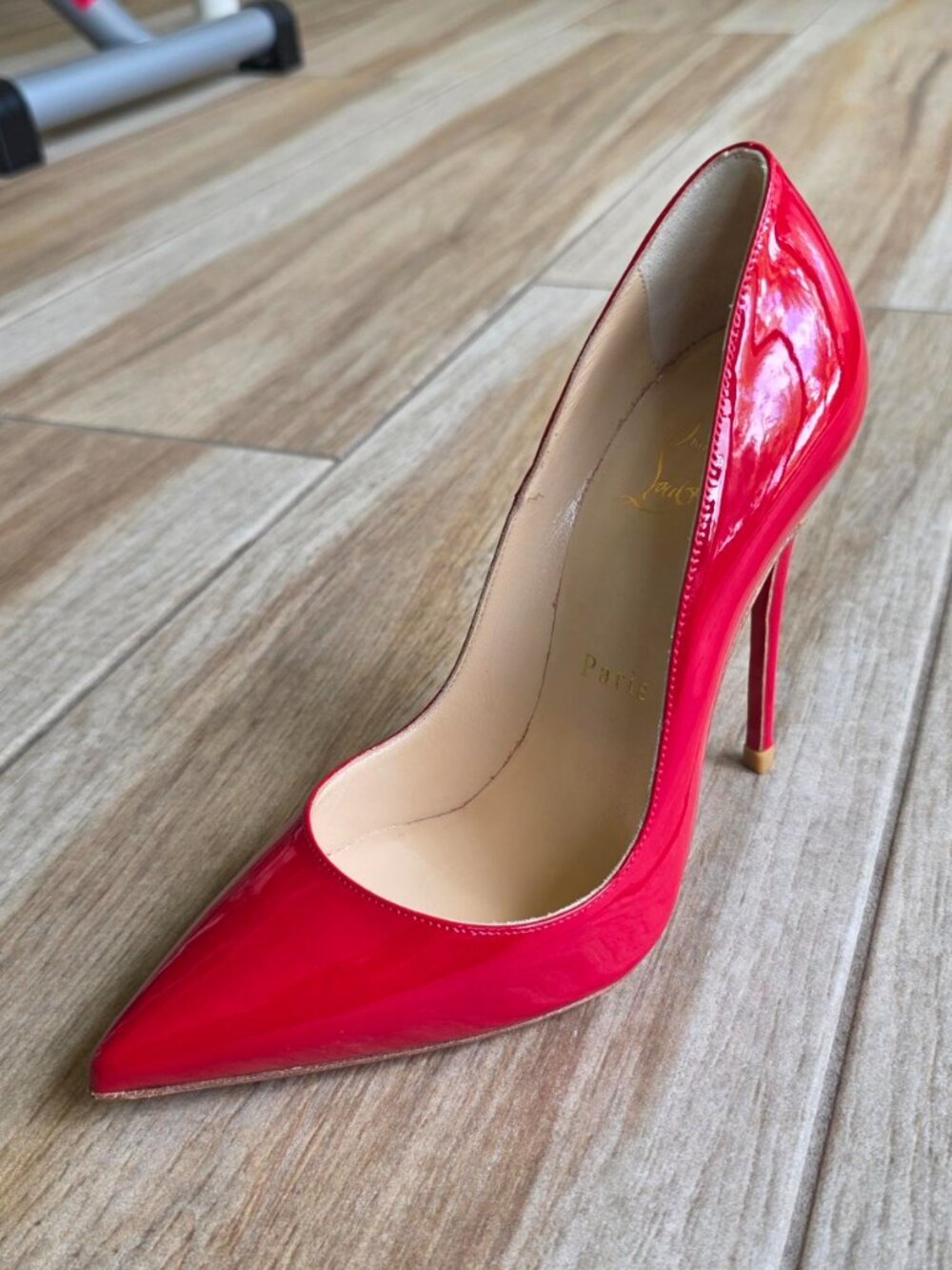 Christian Louboutin So-Kate Red Patent Leather Pumps. Eur. 35.5